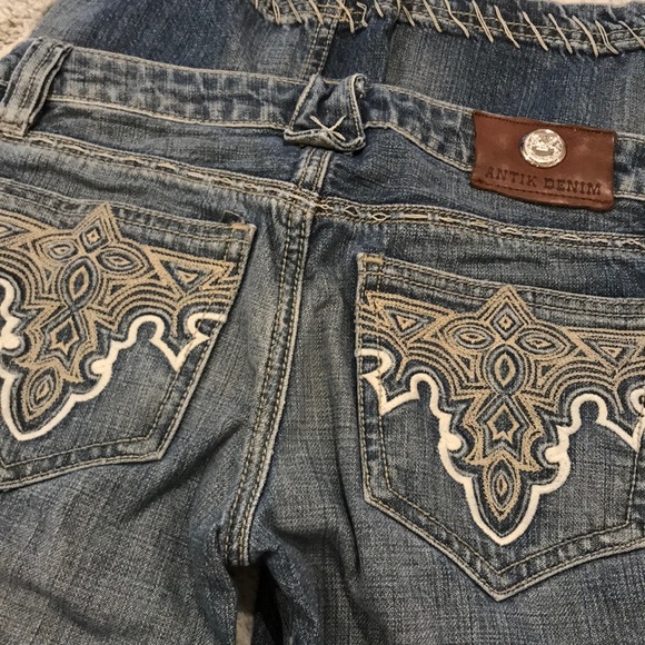 Antik boot cut low rise jeans - Picture 3 of 5